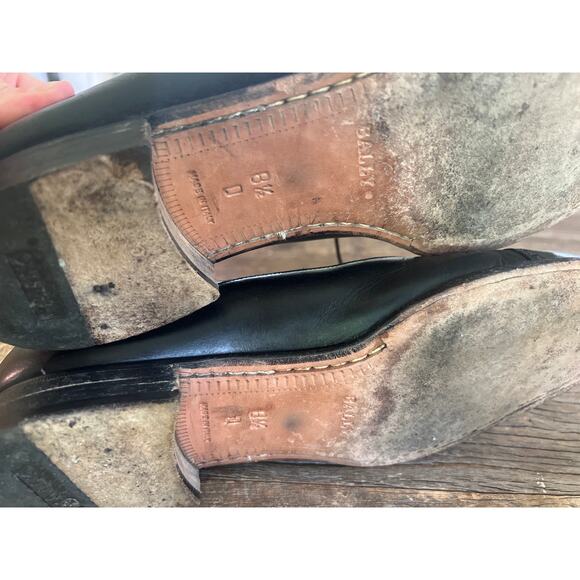 Bally Men’s Black Leather Oxford Dress Shoes Size 8.5 JL - Picture 9 of 9